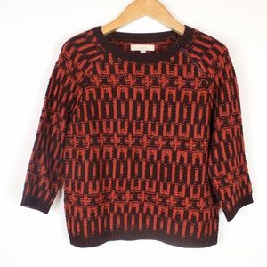 Loft | Shoulder zip sweater M NWT